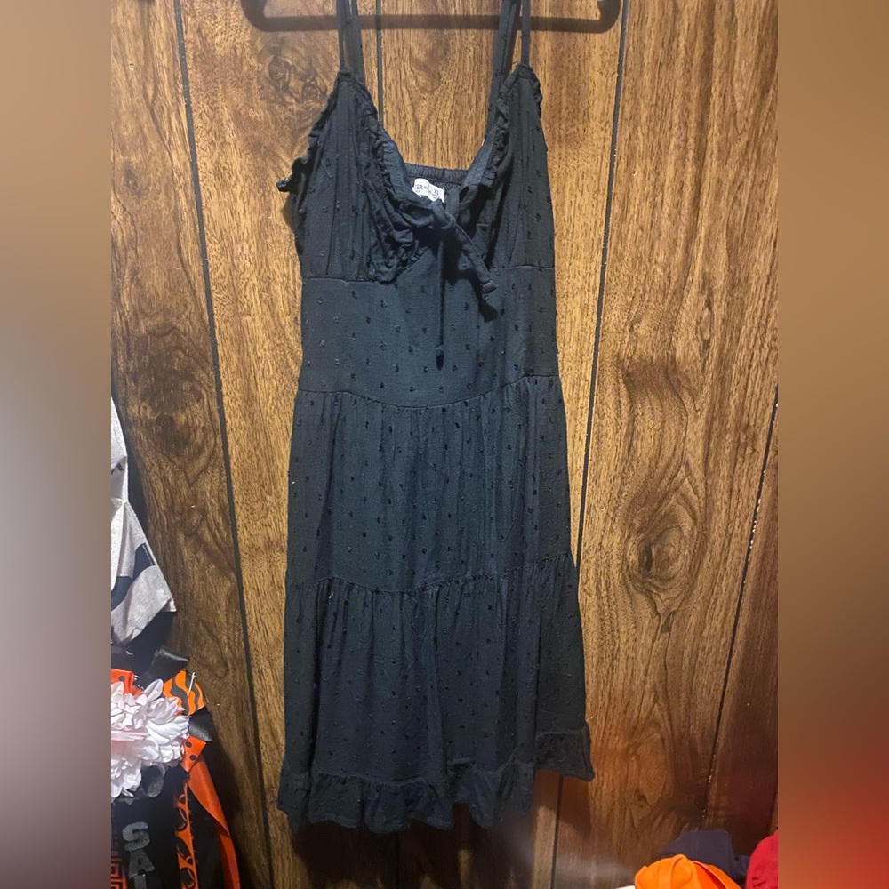 hollister black dress